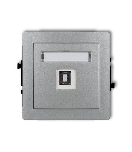 DECO Mechanizm gniazda pojedynczego USB A-B 2.0 Karlik 7DGUSB-3