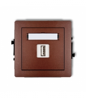 DECO Mechanizm ładowarki USB pojedynczej, 5V, 1A Karlik 9DCUSB-1