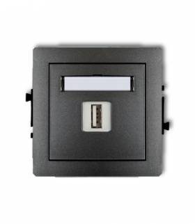 DECO Mechanizm ładowarki USB pojedynczej, 5V, 2A Karlik 11DCUSB-3