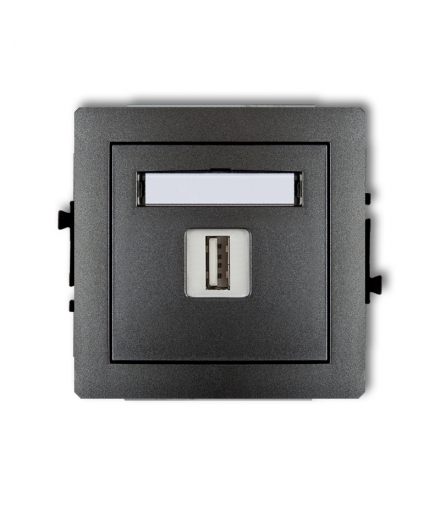 DECO Mechanizm ładowarki USB pojedynczej, 5V, 2A Karlik 11DCUSB-3