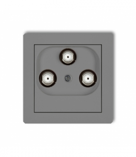 DECO Mechanizm gniazda multimedialnego 3F DATA (UPC) Karlik 27DGMU