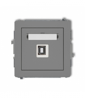 DECO Mechanizm gniazda pojedynczego USB A-B 2.0 Karlik 27DGUSB-3