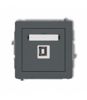 DECO Mechanizm gniazda pojedynczego USB A-B 2.0 Karlik 28DGUSB-3