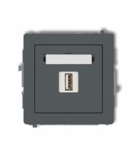 DECO Mechanizm ładowarki USB pojedynczej, 5V, 2A Karlik 28DCUSB-3