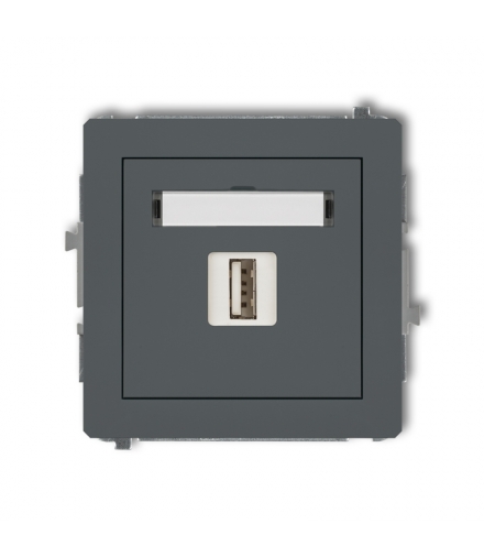 DECO Mechanizm ładowarki USB pojedynczej, 5V, 2A Karlik 28DCUSB-3