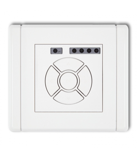 FLEXI Elektroniczny sterownik roletowy (przycisk centralny/dodatkowy) Karlik FSR-6