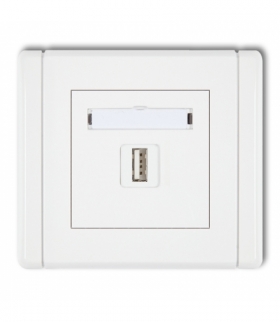 FLEXI Gniazdo pojedyncze USB A-A 3.0 Karlik FGUSB-5