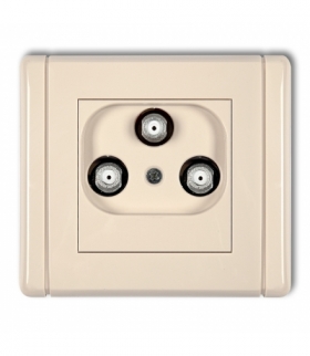 FLEXI Gniazdo multimadialne 3F DATA (Vectra) Karlik 1FGMV