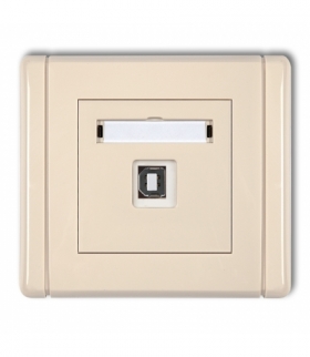 FLEXI Gniazdo pojedyncze USB A-B 2.0 Karlik 1FGUSB-3