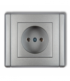 FLEXI Gniazdo pojedyncze bez uziemienia 2P (bez przesłon torów prądowych) Karlik 7FGP-1