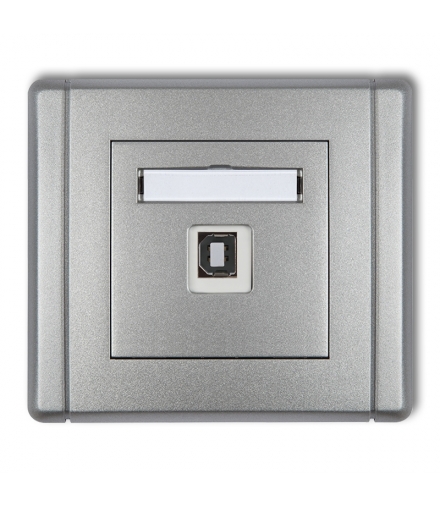 FLEXI Gniazdo pojedyncze USB A-B 2.0 Karlik 7FGUSB-3