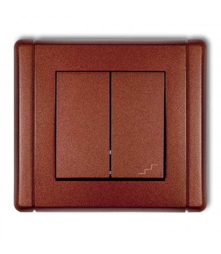 FLEXI Łącznik jednobiegunowy ze schodowym (osobne zasilanie) Karlik 9FWP-10.2