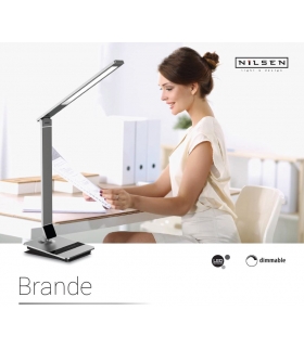 Lampa biurkowa ściemnialna 10W LED Brande DN002