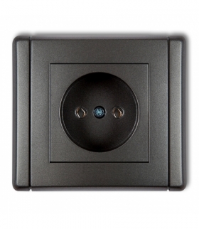 FLEXI Gniazdo pojedyncze bez uziemienia 2P (bez przesłon torów prądowych) Karlik 11FGP-1