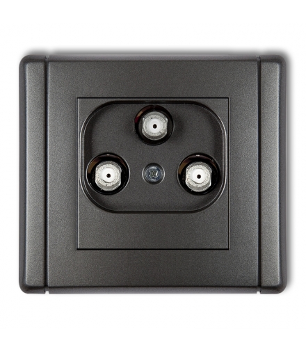 FLEXI Gniazdo multimedialne 3F DATA (UPC) Karlik 11FGMU