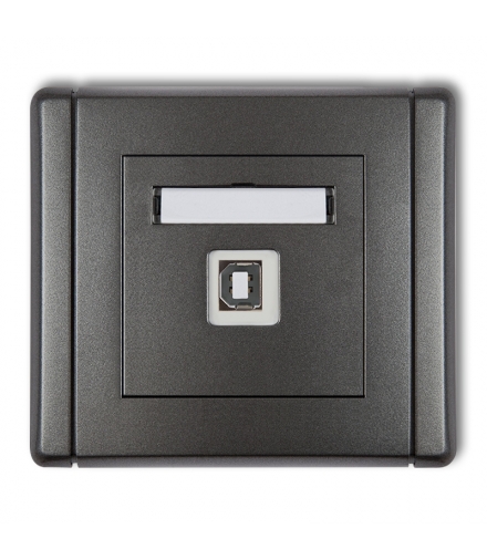 FLEXI Gniazdo pojedyncze USB A-B 2.0 Karlik 11FGUSB-3