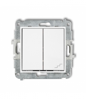 MINI Mechanizm łącznika jednobiegunowego ze schodowym (osobne zasilanie) Karlik MWP-10.2
