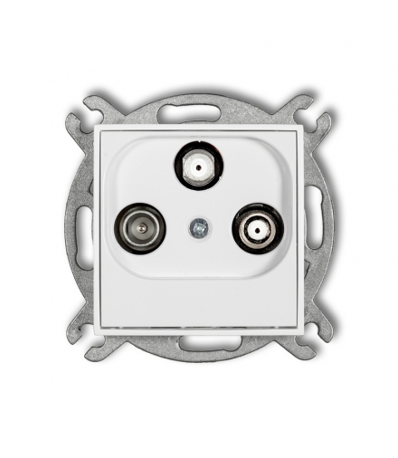 MINI Mechanizm gniazda abonenckiego 2 wyjścia SAT + TV Karlik MGSN