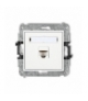 MINI Mechanizm gniazda komputerowego pojedynczego 1xRJ45, kat. 6, ekranowane, 8-stykowy Karlik MGK-5