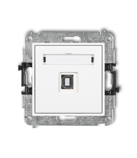 MINI Mechanizm gniazda pojedynczego USB A-B2.0 Karlik MGUSB-3