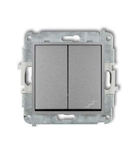 MINI Mechanizm łącznika jednobiegunowego ze schodowym (osobne zasilanie) Karlik 7MWP-10.2