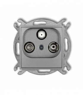 MINI Mechanizm gniazda abonenckiego RTV-SAT przelotowego 10dB Karlik 7MGSP