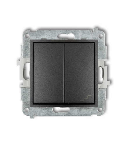 MINI Mechanizm łącznika jednobiegunowego ze schodowym (osobne zasilanie) Karlik 11MWP-10.2