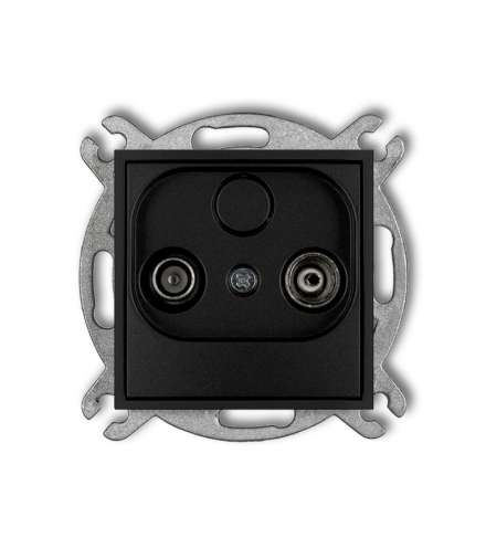 MINI Mechanizm gniazda abonenckiego RTV przelotowego 15dB Karlik 12MG15P