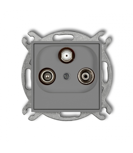 MINI Mechanizm gniazda abonenckiego RTV-SAT przelotowego 10dB Karlik 27MGSP