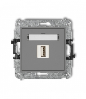 MINI Mechanizm ładowarki USB pojedynczej, 5V, 2A Karlik 27MCUSB-3