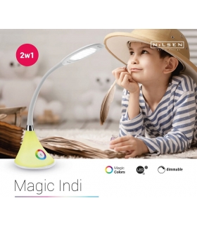 Magic Indi Lampka biurkowa LED 3 stopnie jasności