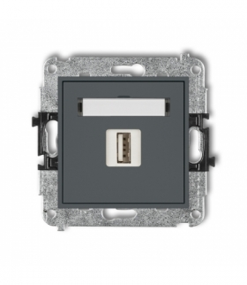 MINI Mechamizm gniazda pojedynczego USB A-A 3.0 Karlik 28MGUSB-5