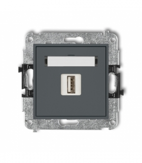 MINI Mechanizm ładowarki USB pojedynczej, 5V, 1A Karlik 28MCUSB-1