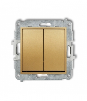 MINI Mechanizm łącznika zwiernego żaluzjowego (dwa klawisze bez piktogramów) Karlik 29MWP-8.1