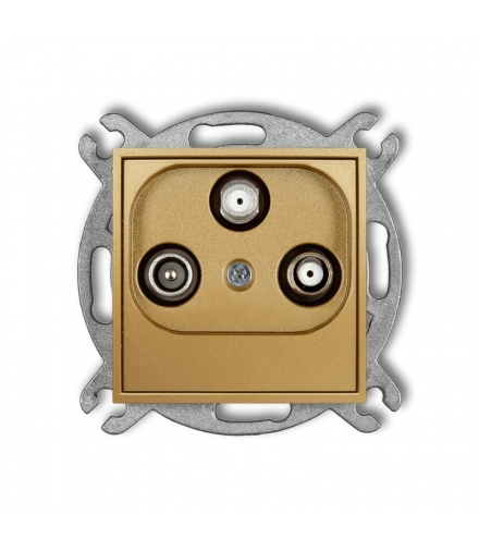 MINI Mechanizm gniazda abonenckiego 2 wyjścia SAT + TV Karlik 29MGSN