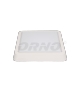 Plafon TONGA LED 8W, 80 SMD3014 Epistar, 660lm, 3000K, poliwęglan mleczny