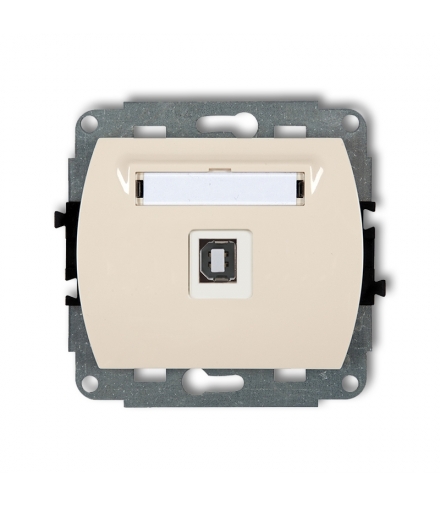 TREND Mechanizm gniazda pojedynczego USB A-B 2.0 Karlik 1GUSB-3