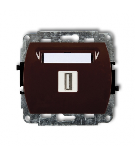 TREND Mechanizm gniazda pojedynczego USB A-A 3.0 Karlik 4GUSB-5