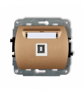 TREND Mechanizm gniazda pojedynczego USB A-B 2.0 Karlik 8GUSB-3