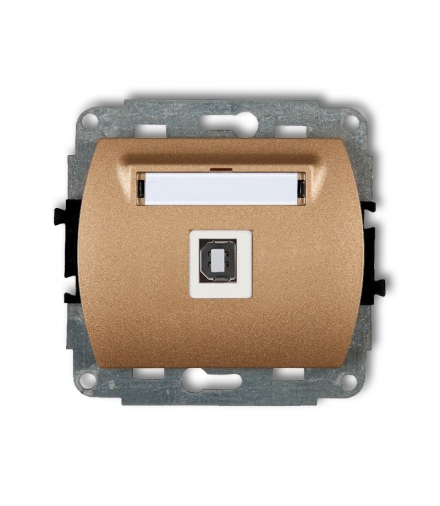 TREND Mechanizm gniazda pojedynczego USB A-B 2.0 Karlik 8GUSB-3