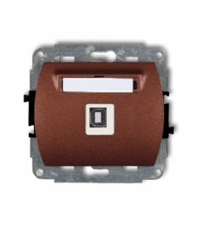 TREND Mechanizm gniazda pojedynczego USB A-B 2.0 Karlik 9GUSB-3
