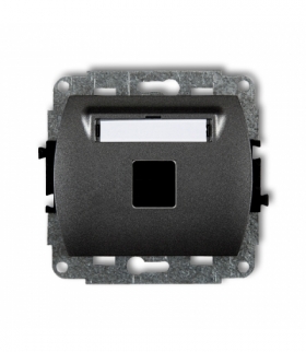 TREND Mechanizm gniazda multimedialnego pojednczego bez modułu (standard Keystone) Karlik 11GM-1P