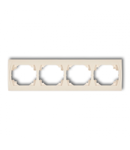 LOGO Ramka pozioma poczwórna Karlik 1LRH-4