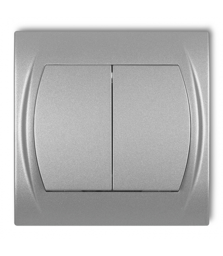 LOGO Łącznik podwójny schodowy (dwa klawisze bez piktogramów) Karlik 7LWP-33.1