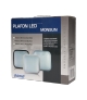 Plafon MONSUN LED 12W, czarny, poliwęglan mleczny