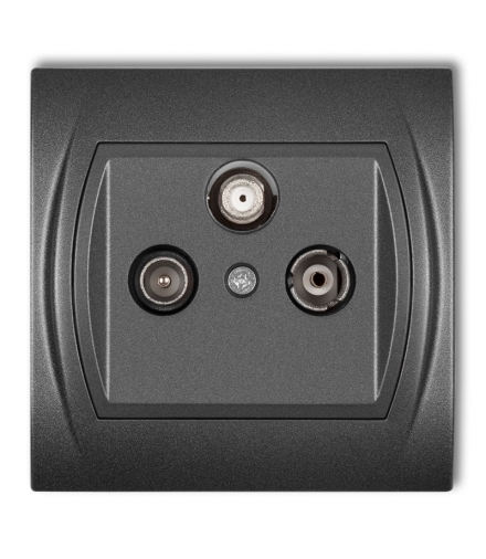 LOGO Gniazdo abonenckie RTV-SAT końcowe 1,5dB Karlik 11LGS