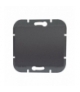 Onyx Wyłącznik klawiszowy zwierny p/t 10A, 250V światło, dzwonek (uniwersalny) WP-6/7O ANTRACYT Abex 9002227