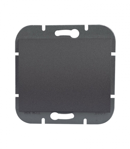 Onyx Wyłącznik klawiszowy instalacyjny p/t 10A, 250V, krzyżowy podświetlany WP-8OS ANTRACYT Abex 9002226
