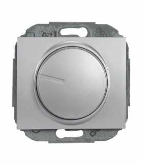 Onyx Ściemniacz obrotowy 230V, 50Hz, Pmin: 60W, Pmax: 400W SO-O SREBRNY Abex 9002297