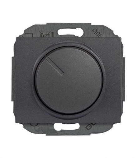 Onyx Ściemniacz obrotowy 230V, 50Hz, Pmin: 60W, Pmax: 400W SO-O ANTRACYT Abex 9002299